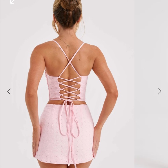 Babyboo Erika corset and skirt set Pink XS NWT - Picture 5 of 5